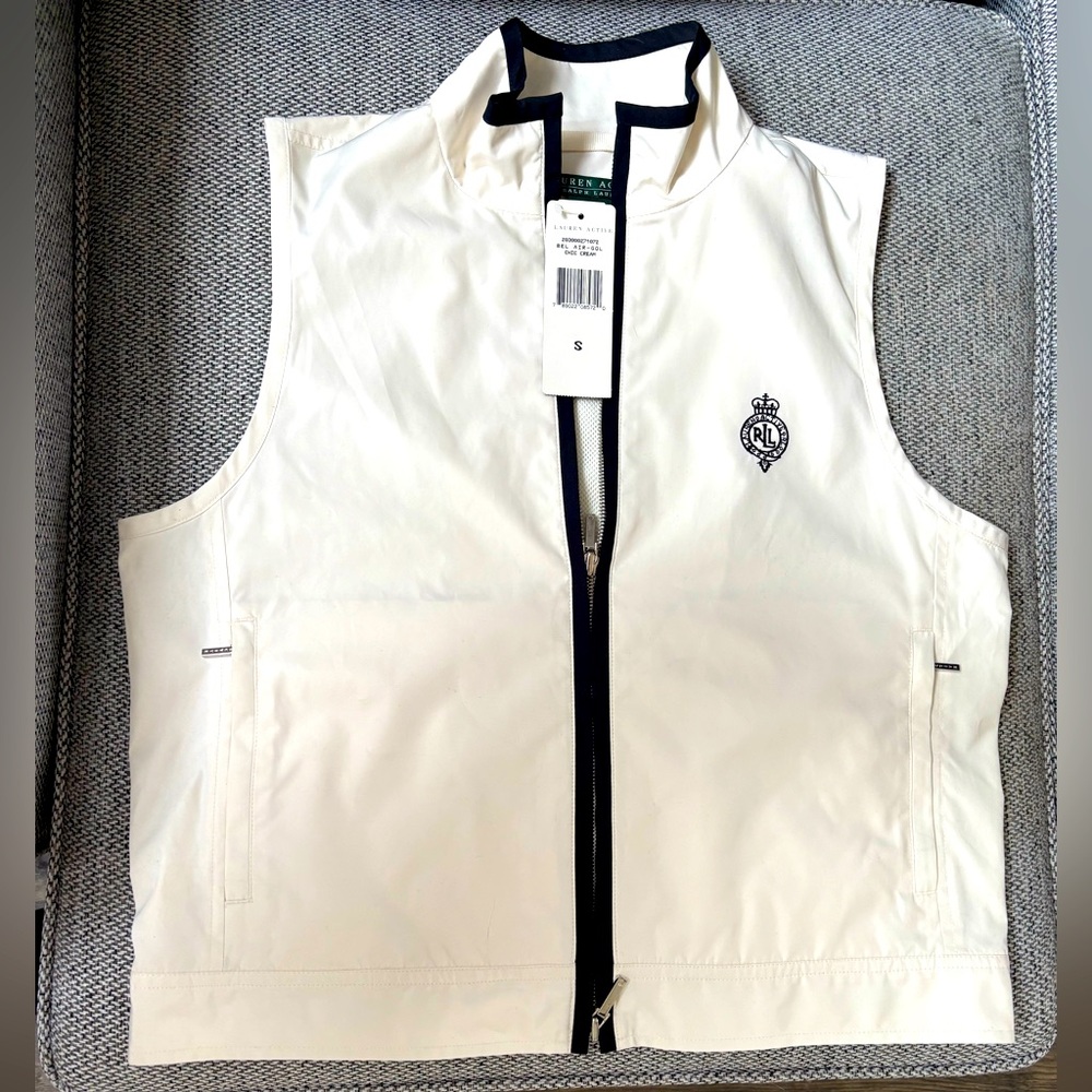 Ralph Lauren Active NEW WITH TAGS Women’s Nylon Zip Vest - Size S